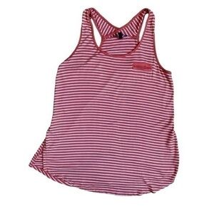 Cable & Gauge, size Large, super soft, stripped racer back tank, slits on sides